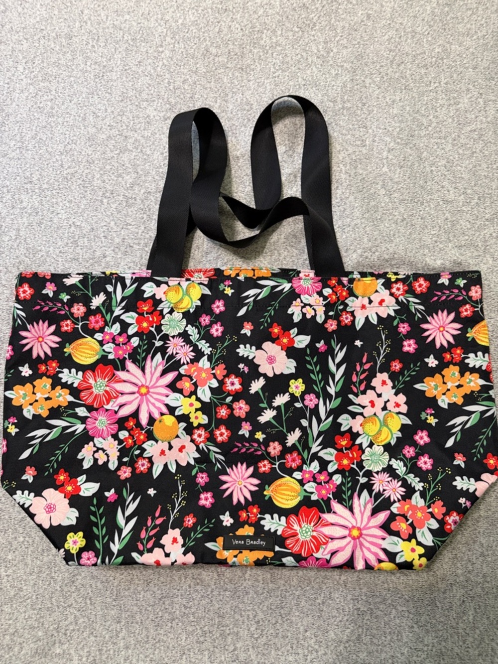 Vera Bradley Tote in Tangerine Twist